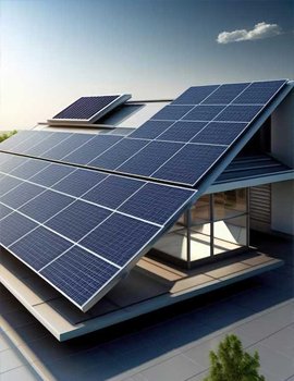 Solar energy systems for homes